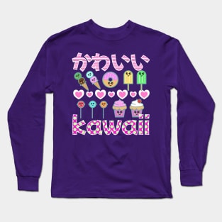 Kawaii Food Cute Sweet Treats Long Sleeve T-Shirt